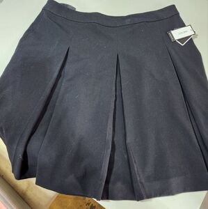 Classic Black Pleated Skirt